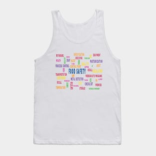 Food processing World food safety and quality poster Tank Top